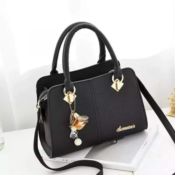 Premium PU leather women's handbag ladies Purse shoulder messenger crossbody bags - Image 2