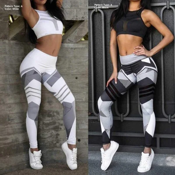 Women's Fitness Workout Legging Yoga Pants Sports Leggings - Image 2