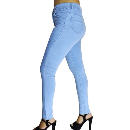 Women Jeans Blue Slim Fit Mid Rise Stretchable