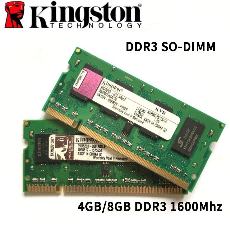 hierarki administration butik Kingston Laptop RAM DDR3 4GB-8GB (3-Year Warranty) - DYNOKART
